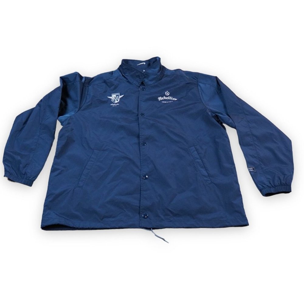 Nike Mens Coaches‎ Jacket Large BlueAmbassadors Club Rebellion Track Field